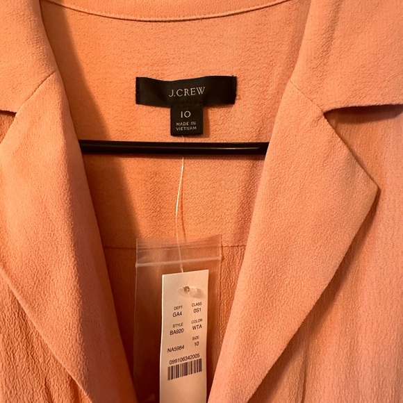 J. Crew size 10 full length dress. Light pink/terracotta - Picture 2 of 3